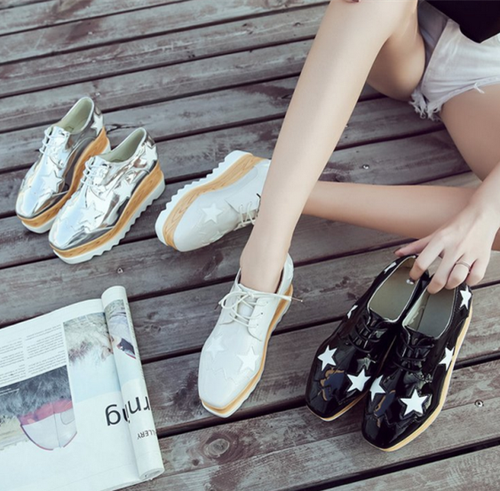 stylish platform sneakers